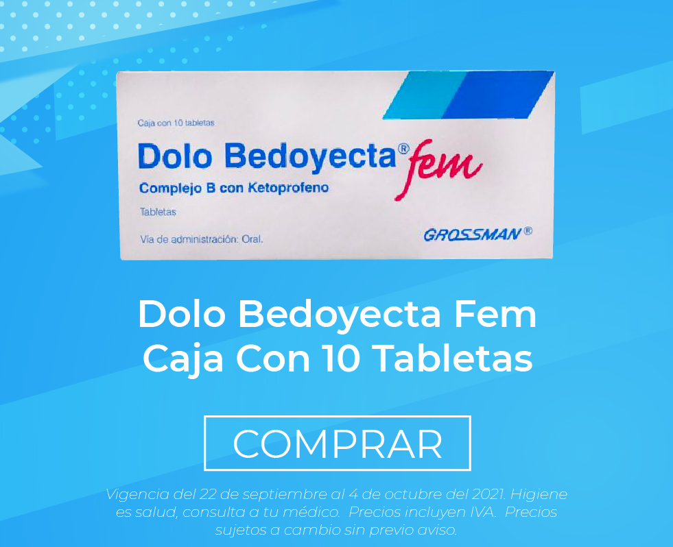 Dolo Bedoyecta Fem 10 tabletas al mejor precio